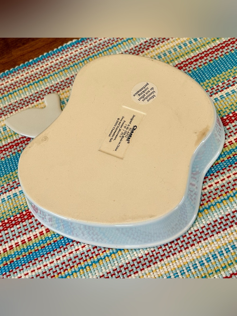 Chantal Apple-Shaped Oven Dish 1 Qt (2003) - Picture 4 of 5